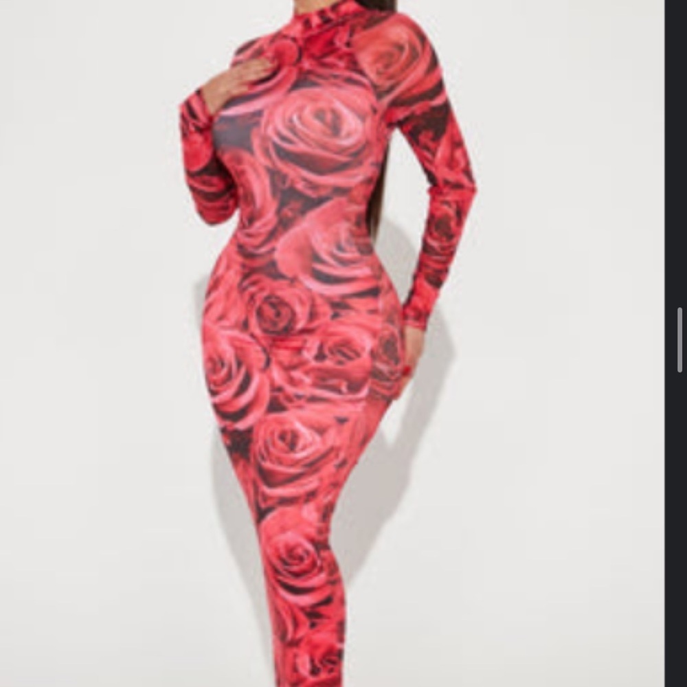Rose Red Dress